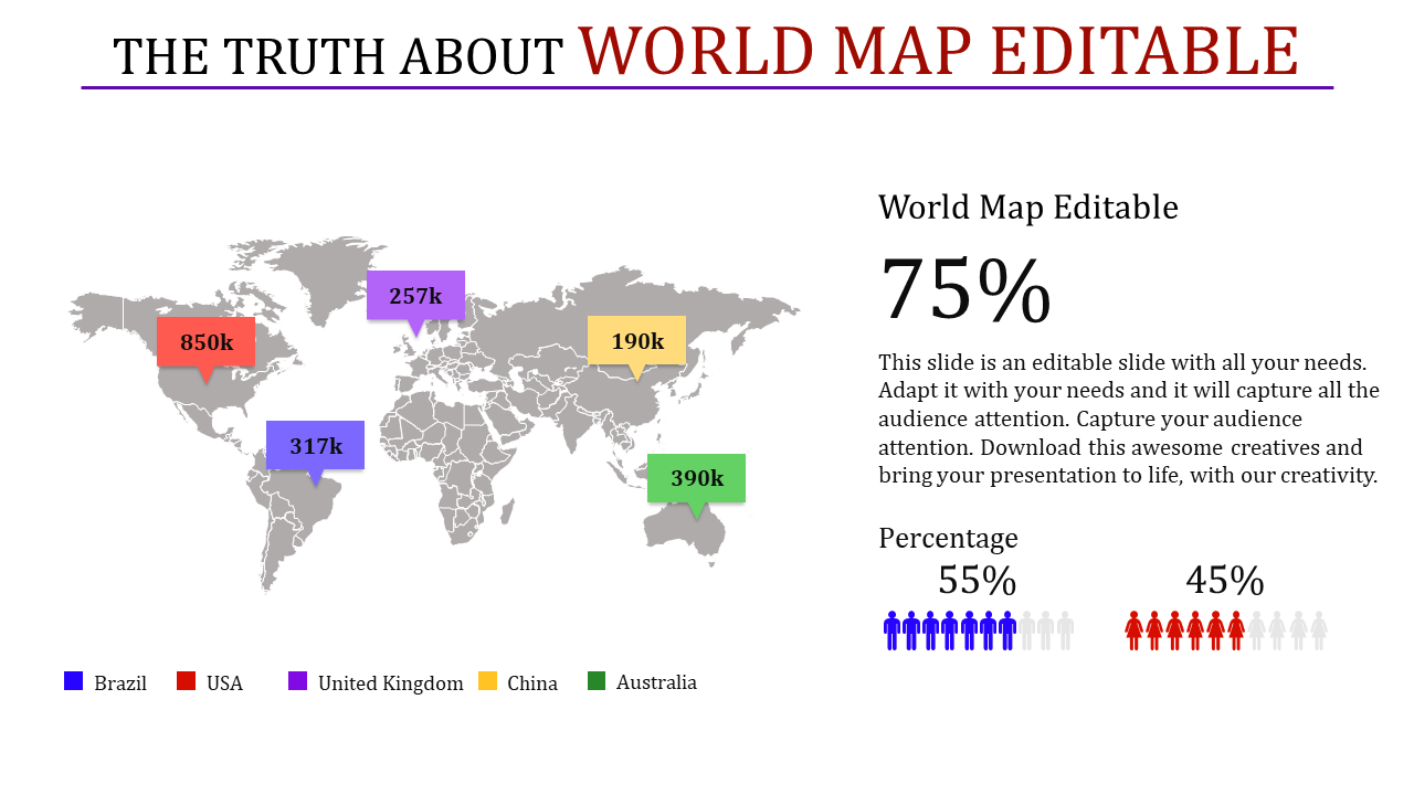 world map editable in ppt-The Truth About World Map Editable